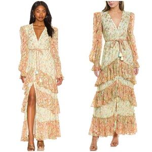 NWT Rococo Sand Faye Belted Dress sz L MSRP $595